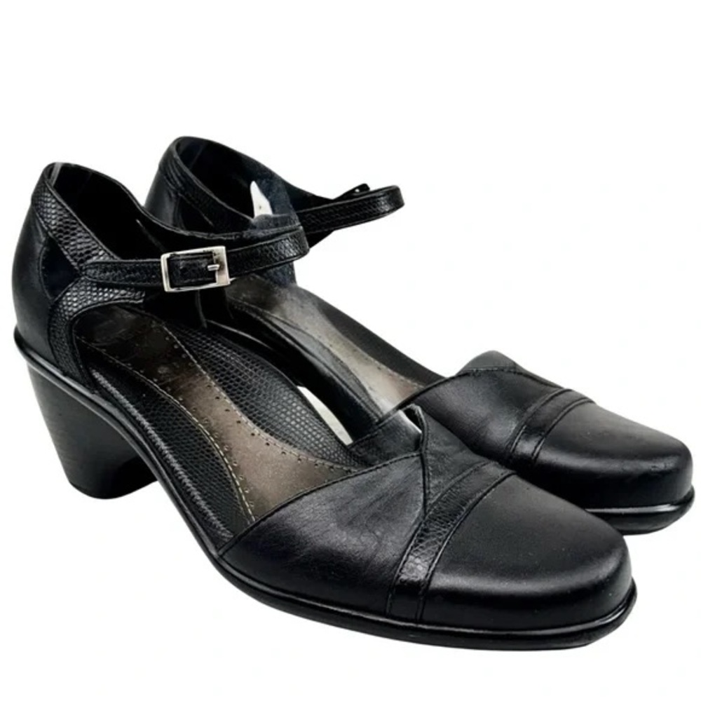 Dansko Black Roxy Mary Jane Comfort Shoes 38 7.5/8